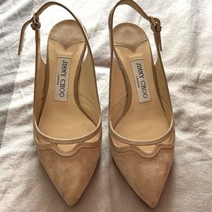 Jimmy choo shoes beige